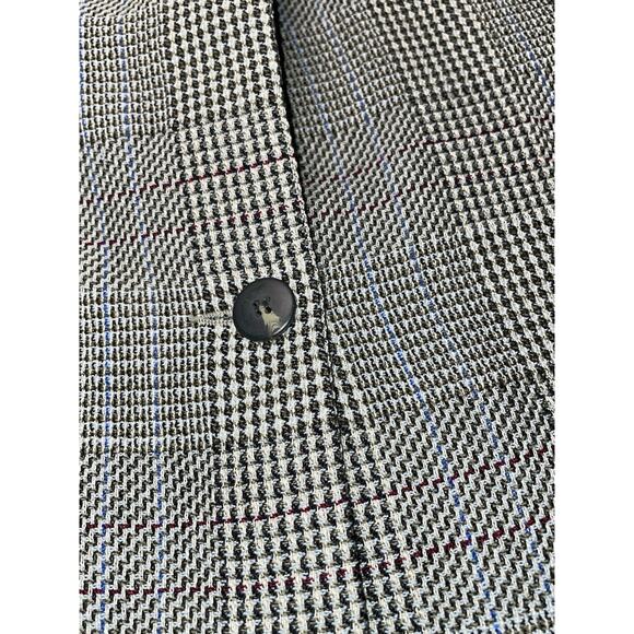 Alex New York Vintage Y2K Wool Blend Blazer Women’s Size 10 Gray Tweed - Picture 4 of 8